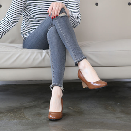 [GIRLS GOOB] Women's Comfortable Wedge Sandal Platform Fashion Shoes, Cowhide - Made in KOREA